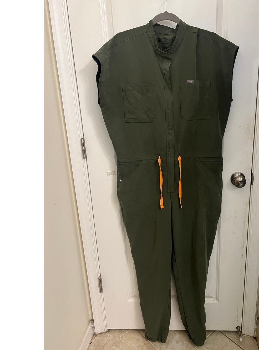 FIGS Women's Rafaela Jogger Scrub Jumpsuit XL Green Workwear professional Comfy